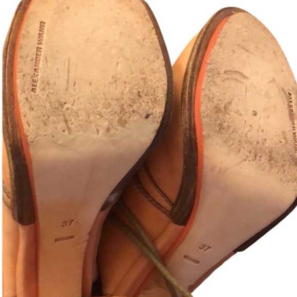 Alexander Wang Dakota Lace-Up Nubuck Ankle Boots size 37 Excellent Condition - Picture 8 of 13